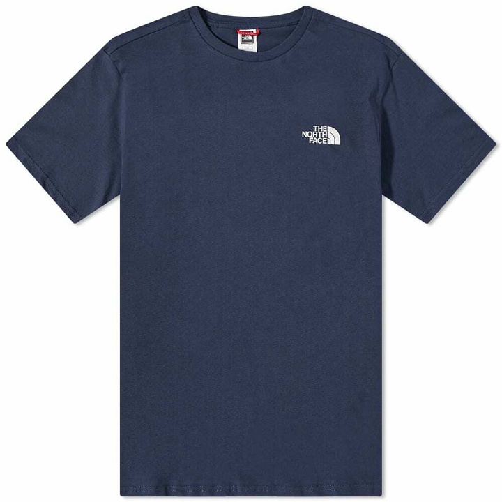 Photo: The North Face Men's Simple Dome T-Shirt in Summit Navy