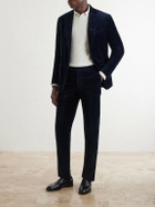 De Petrillo - Riviera Cotton-Blend Corduroy Suit Jacket - Blue