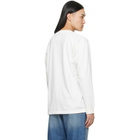 MM6 Maison Margiela White Long-Sleeved T-shirt