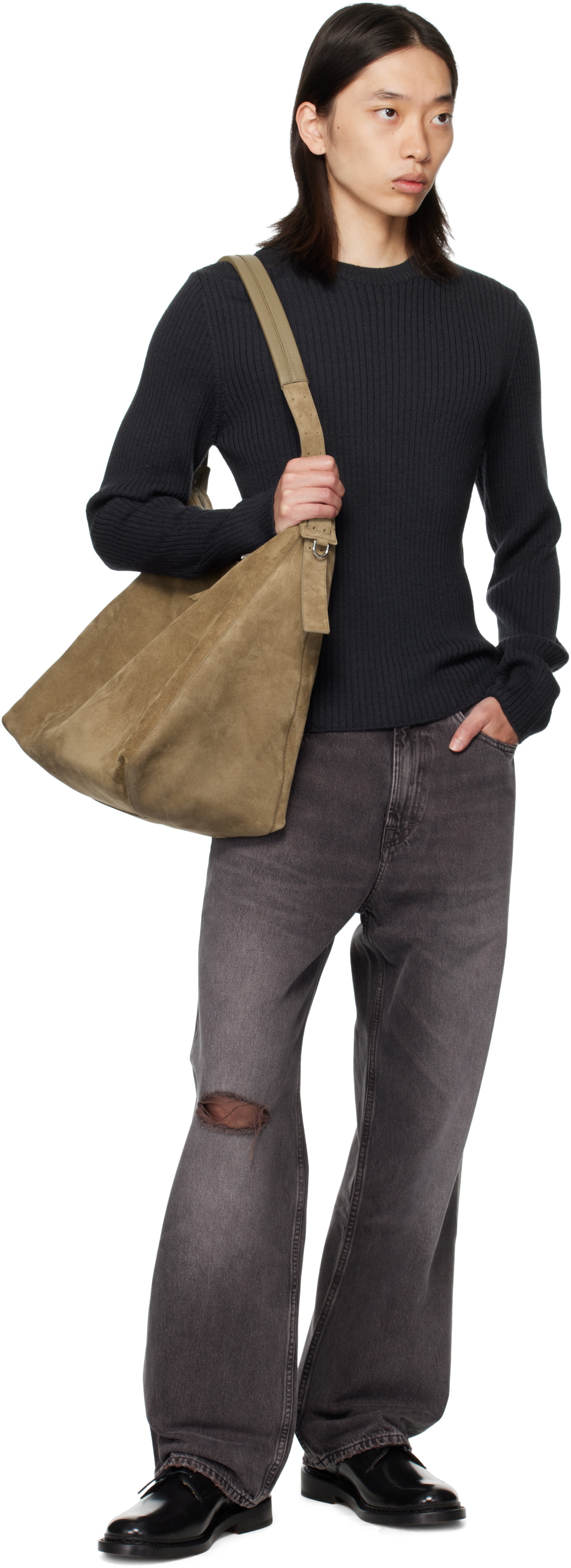 OUR LEGACY Black Compact Round Sweater Our Legacy