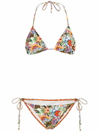 ETRO Printed Lycra Triangle Bikini Set