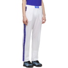 Anton Belinskiy White Mesh Logo Lounge Pants