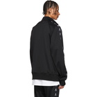 mastermind WORLD Black Skull Tape Track Jacket