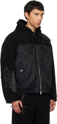 Song for the Mute Black TKL Edition Faded Denim Jacket