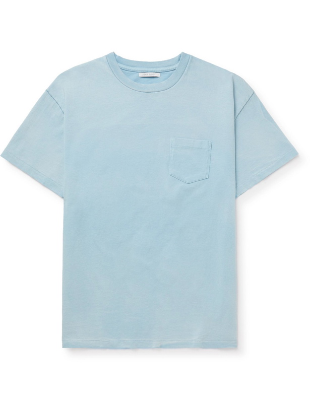 Photo: JOHN ELLIOTT - Exposure Cotton-Jersey T-Shirt - Blue