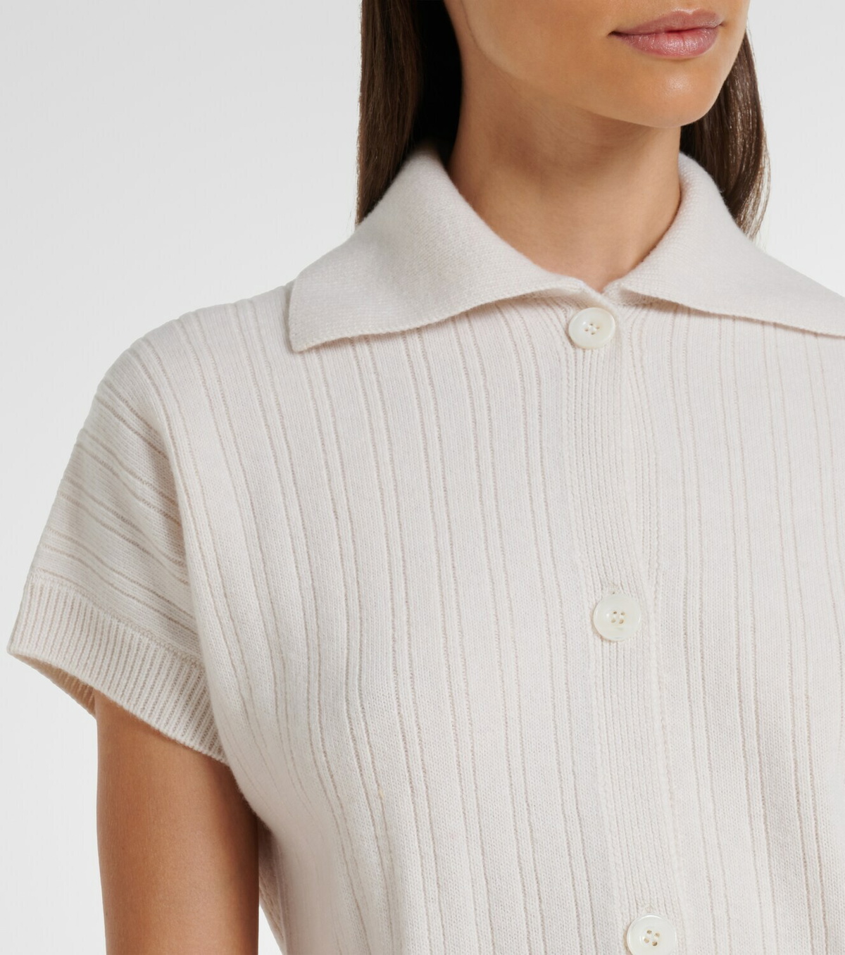 Eleventy Wool and cashmere polo shirt