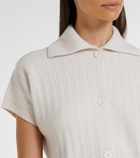 Eleventy Wool and cashmere polo shirt