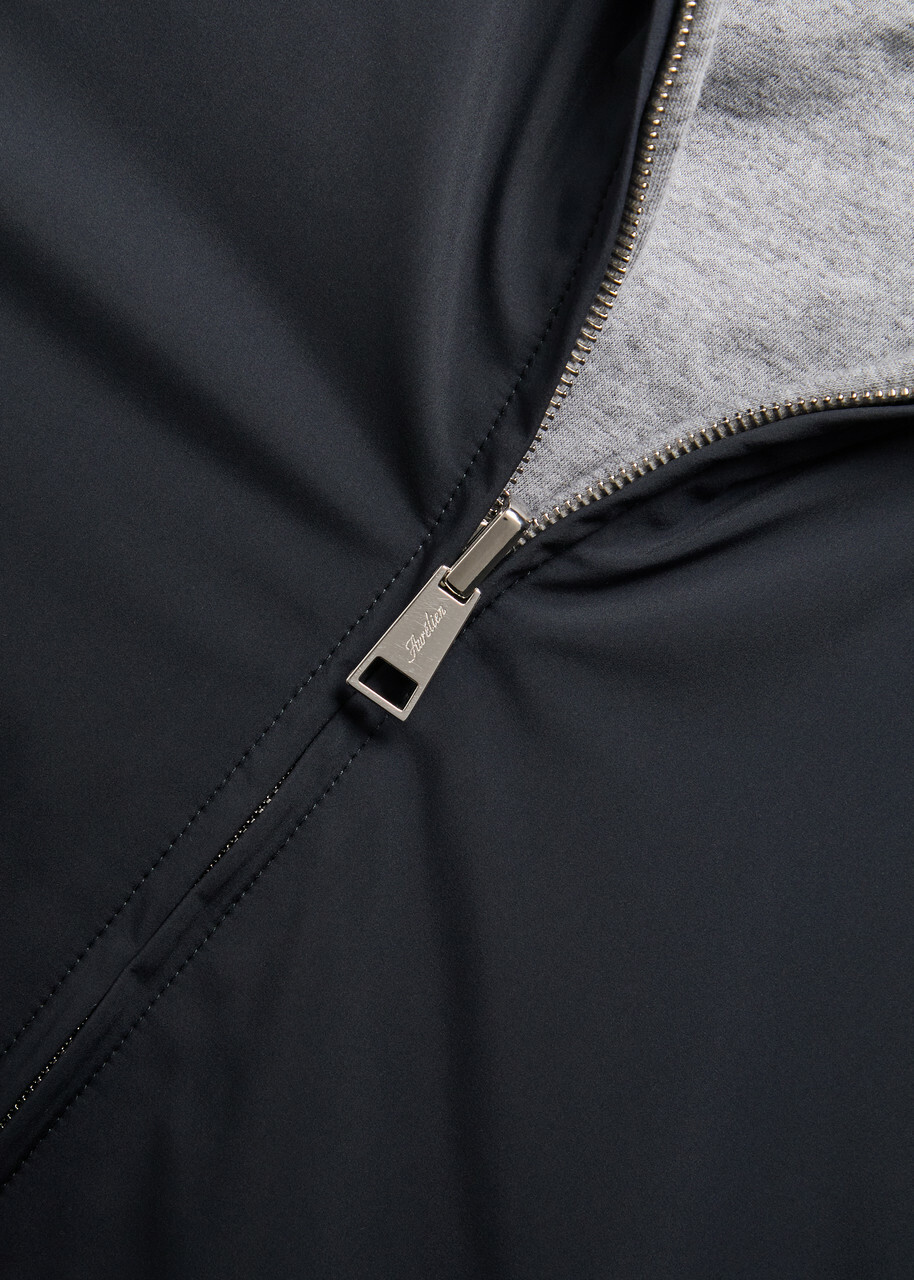 Aurélien Quilted Reversible Shell Jacket Navy