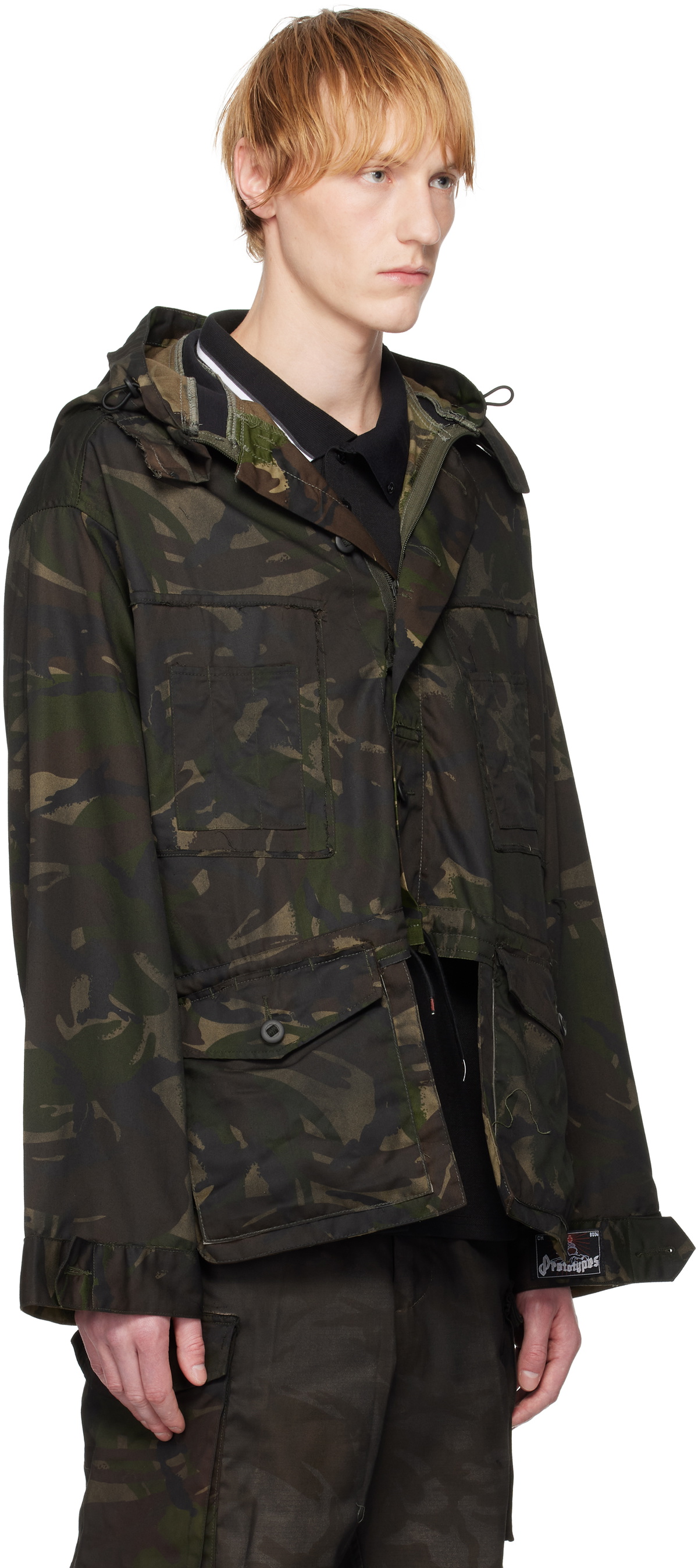 Prototypes Khaki Overdyed Camo Jacket