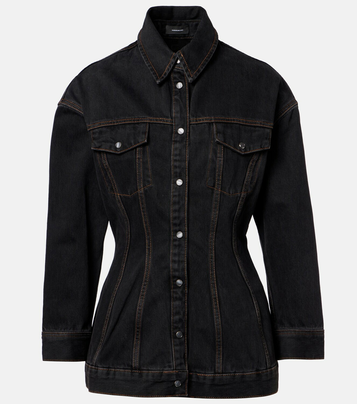 Wardrobe.NYC Contour denim jacket