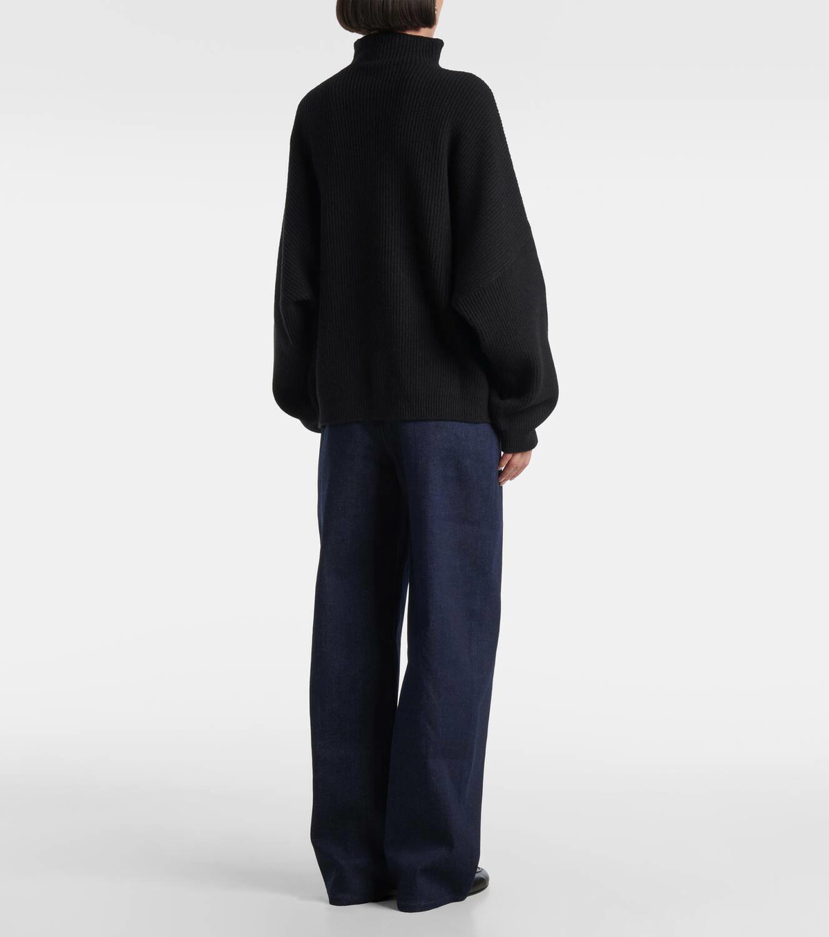 Fforme Kimm cashmere-blend mock neck sweater