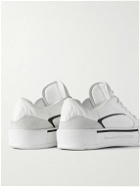 Alexander McQueen - Deck Canvas and Suede-Trimmed Padded Leather Sneakers - White