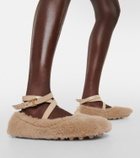 Tod's Bubble shearling ballet flats