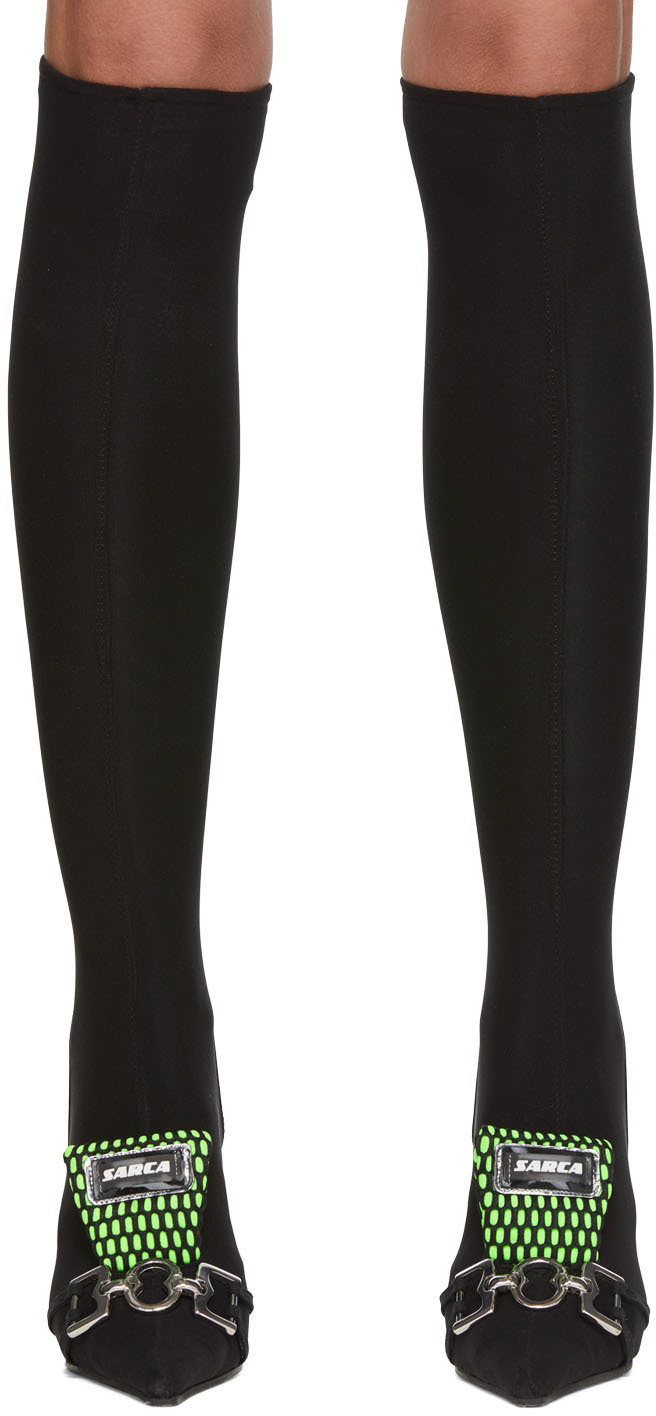 Ancuta Sarca SSENSE Exclusive Black J3 Boots Ancuta Sarca
