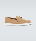 Christian Louboutin Chambeliboat nubuck boat shoes