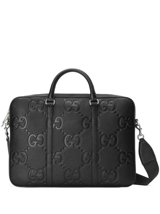 Photo: GUCCI - Jumbo Gg Leather Briefcase