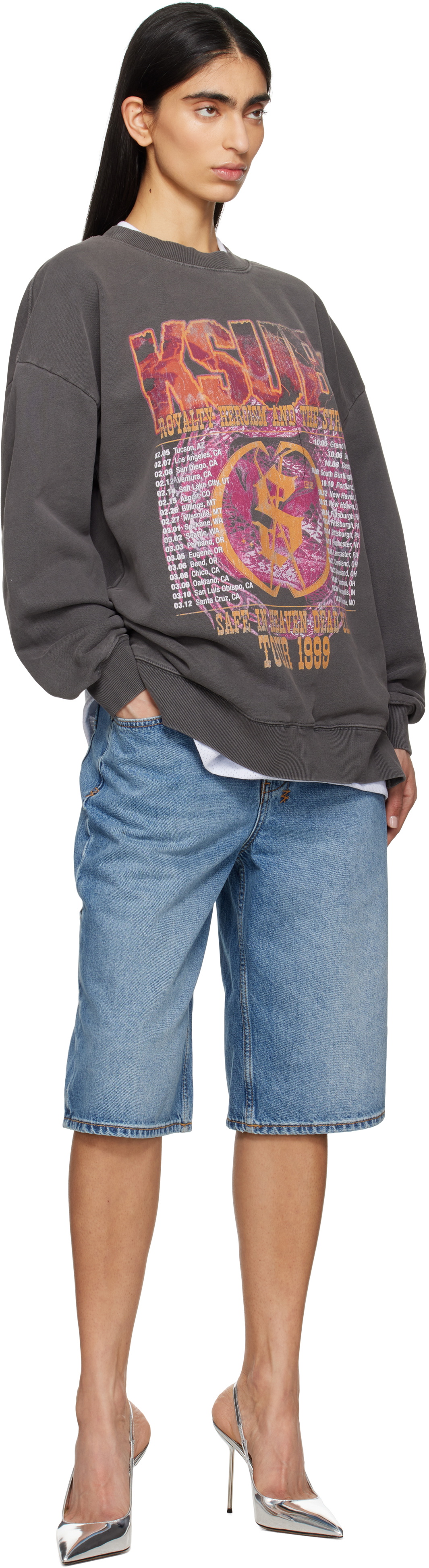 Ksubi Gray Kickstart Oh G Sweatshirt