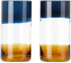 The Conran Shop Blue & Orange Ombre High Ball Set