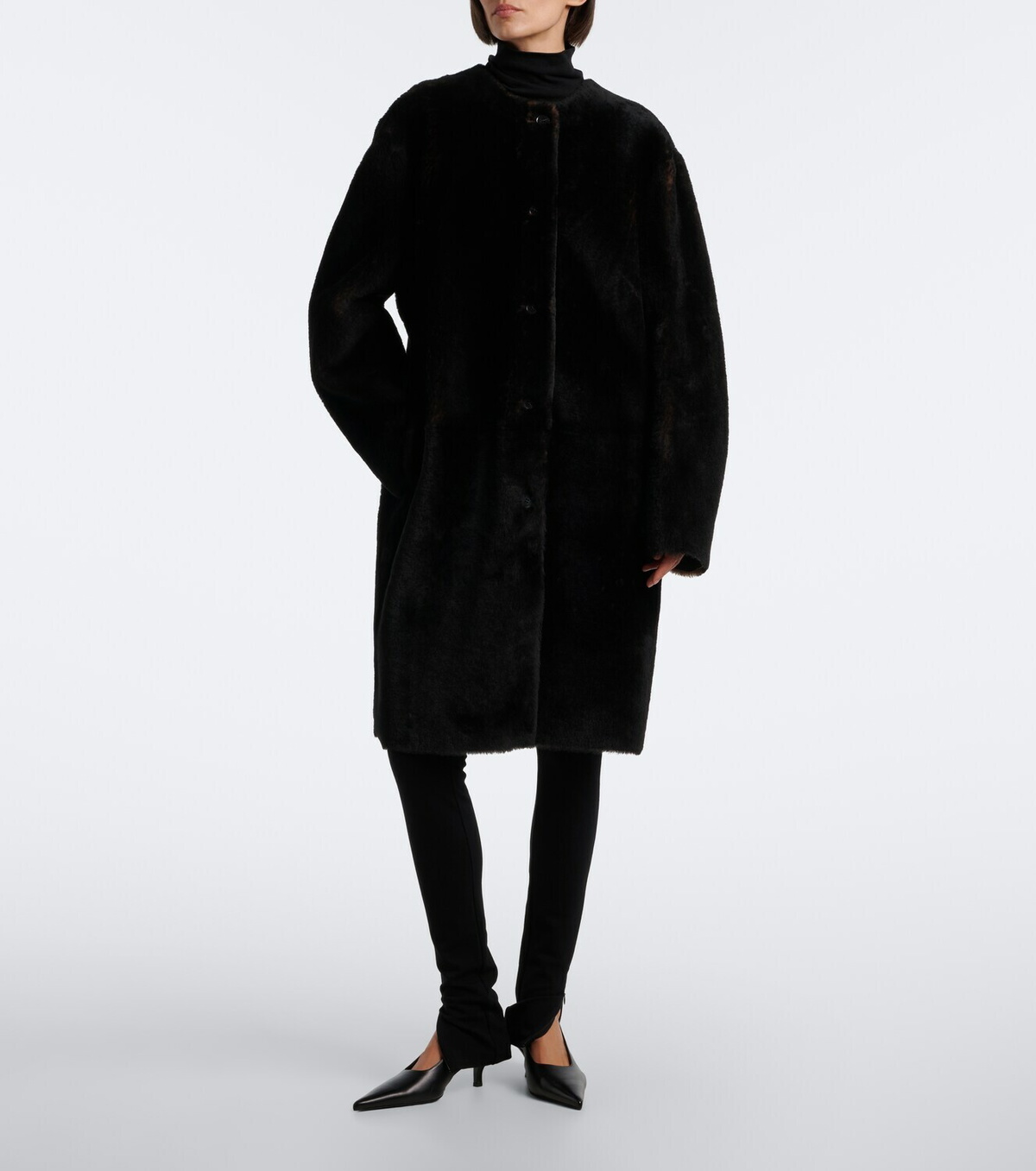 Loulou de Saison Elba reversible shearling coat