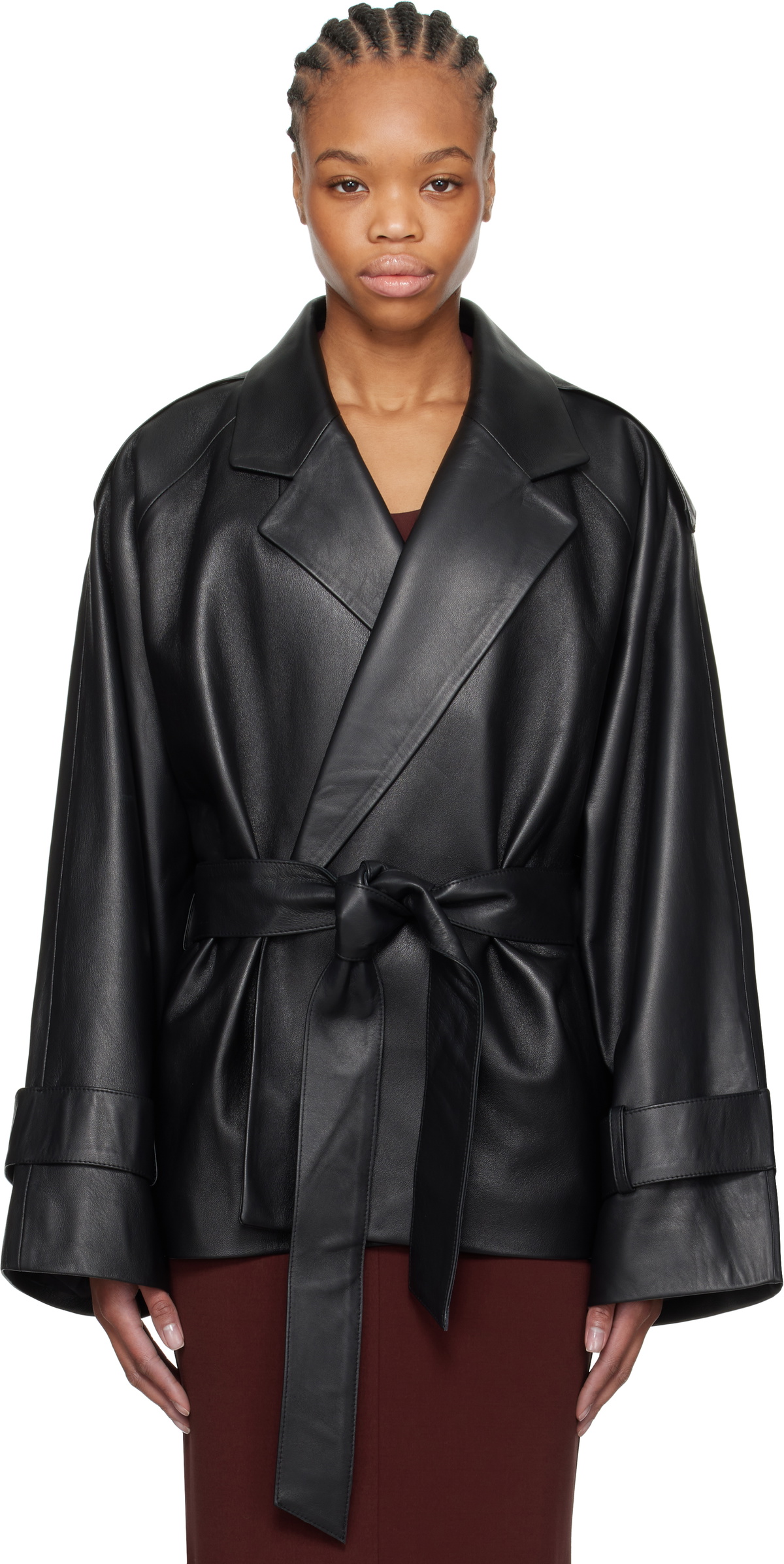 TOVE Black Zoya Leather Jacket
