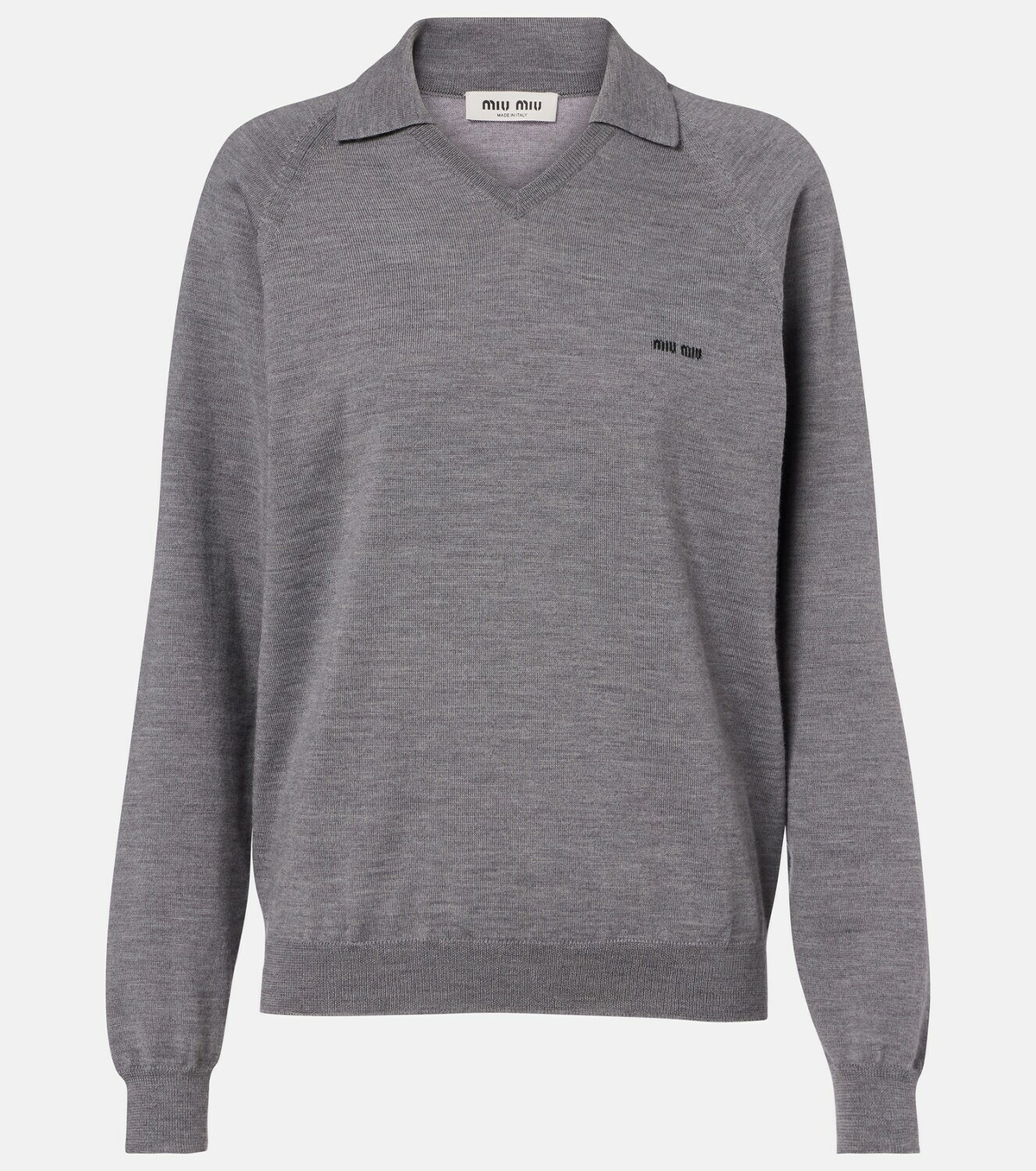 Miu Miu Virgin wool polo sweater