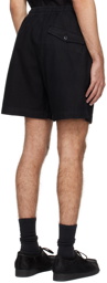 Maharishi Black Asym Shorts