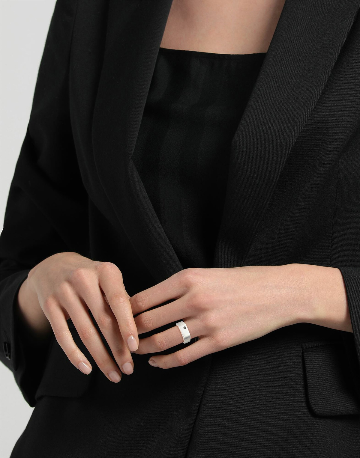Mm6 Maison Margiela Womens Ring in Silver