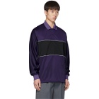 Name. Purple Polo Long Sleeve Shirt