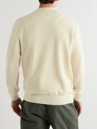 Sunspel - Ribbed Cotton Mock-Neck Sweater - Neutrals