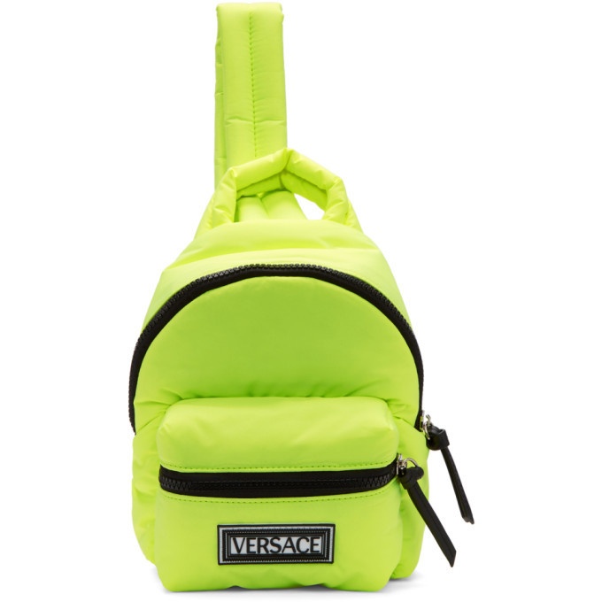 Photo: Versace Yellow Nylon Backpack