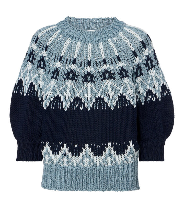 Photo: Altuzarra Marty Fair Isle cotton sweater