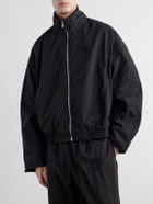 NAHMIAS - Logo-Embroidered Shell Jacket - Black