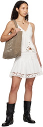 Isabel Marant Etoile White Violana Miniskirt