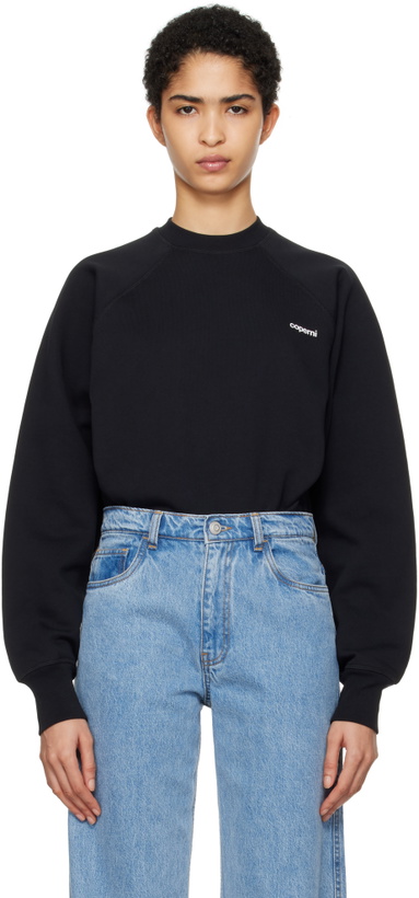 Photo: Coperni Black Crewneck Sweatshirt Bodysuit