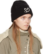 ADER error Black Felted Beanie