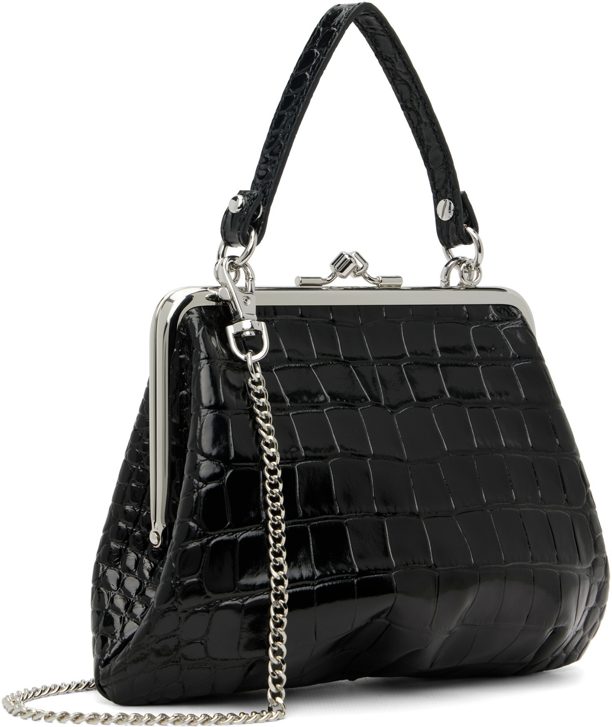 Vivienne Westwood Black Granny Frame Bag