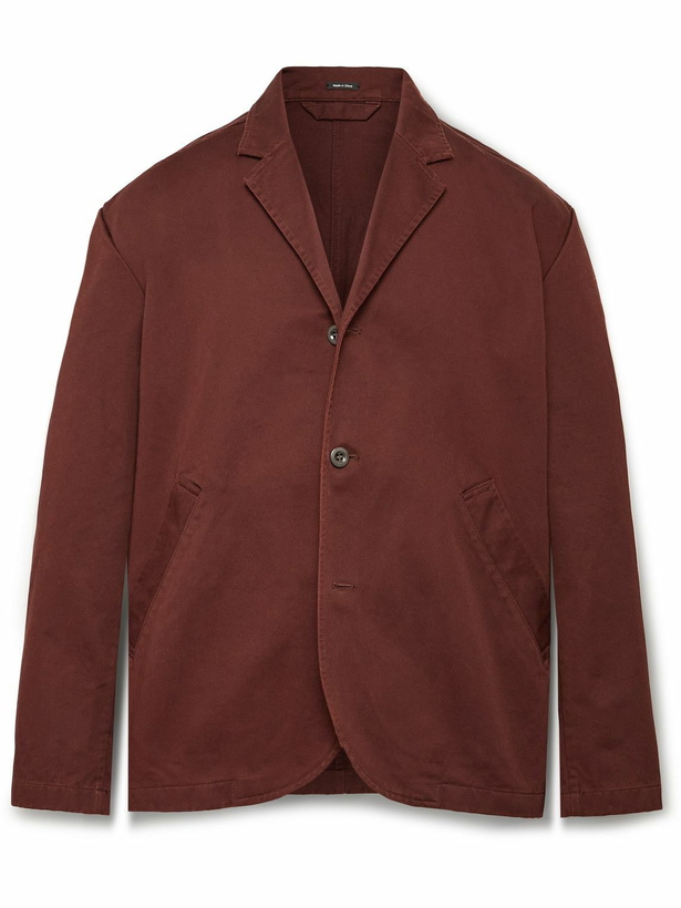 Photo: Acne Studios - Unstructured Cotton Blazer - Brown