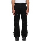 Off-White Black Owr Gd Cot Multipkt Relax Cargo Pants