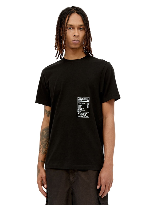 Photo: P.A.M. Logo Print T-Shirt
