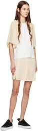 See by Chloé White Paneled T-Shirt