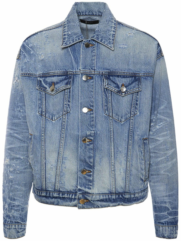 Photo: AMIRI Shotgun Oversize Denim Trucker Jacket