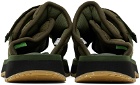 Suicoke Khaki MOTO-SHELLab Sandals
