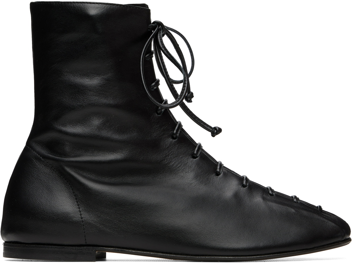 HEREU Black Plegada Boots