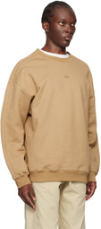 adidas Originals Tan Field Issue Essentials Sweatshirt