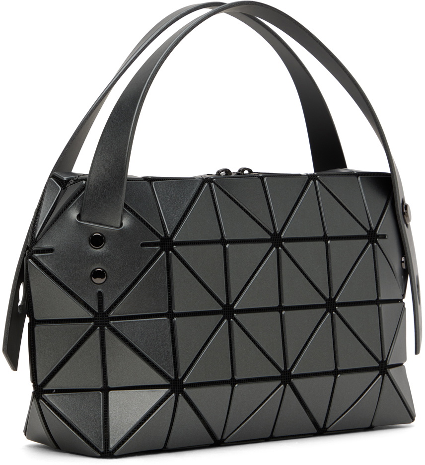 BAO BAO ISSEY MIYAKE Gunmetal Small Boston Bag Bao Bao Issey Miyake