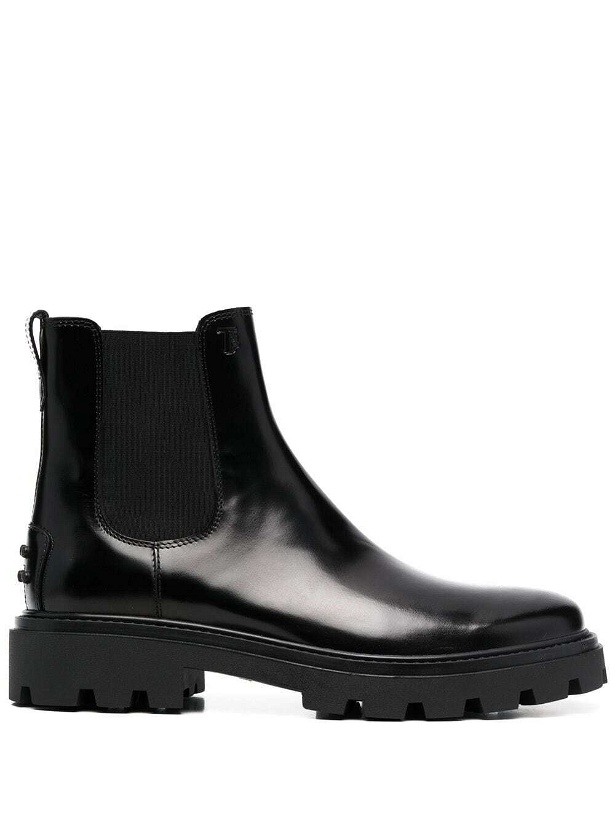 Photo: TOD'S - Chelsea Leather Ankle Boots