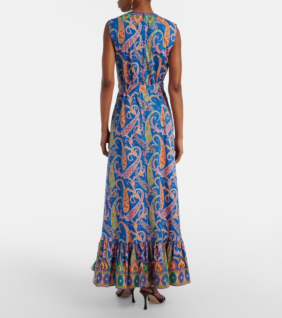 Etro Paisley cotton-blend midi dress