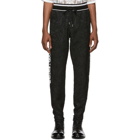 Dolce and Gabbana Black Jacquard Lounge Pants