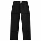 Heresy Men's Scraggy Workwear Trousers in Black