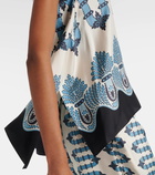 La DoubleJ San Carlo printed silk top